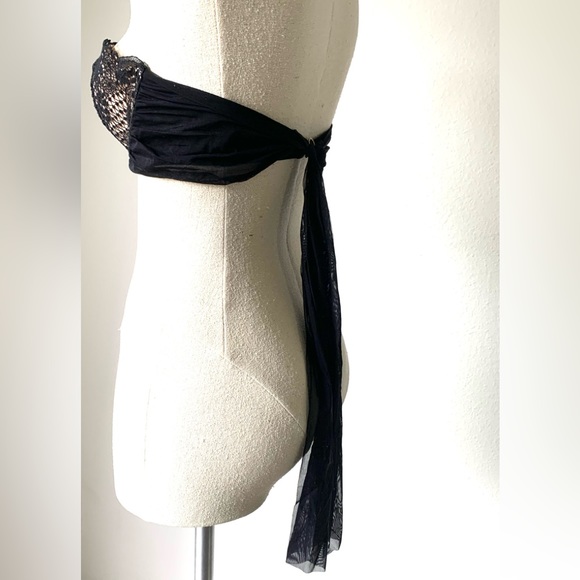 VERY SEXY VICTORIA’S SECRET 36C BALCONET BRA LONG BACK TIE UNDERWIRE - Picture 5 of 14